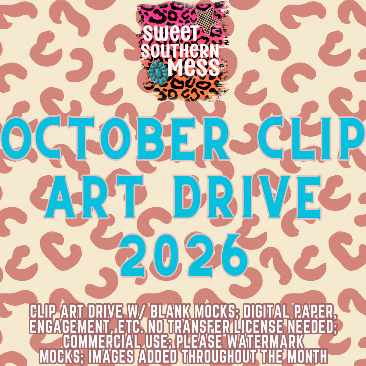 October Clip Art Drive 2026