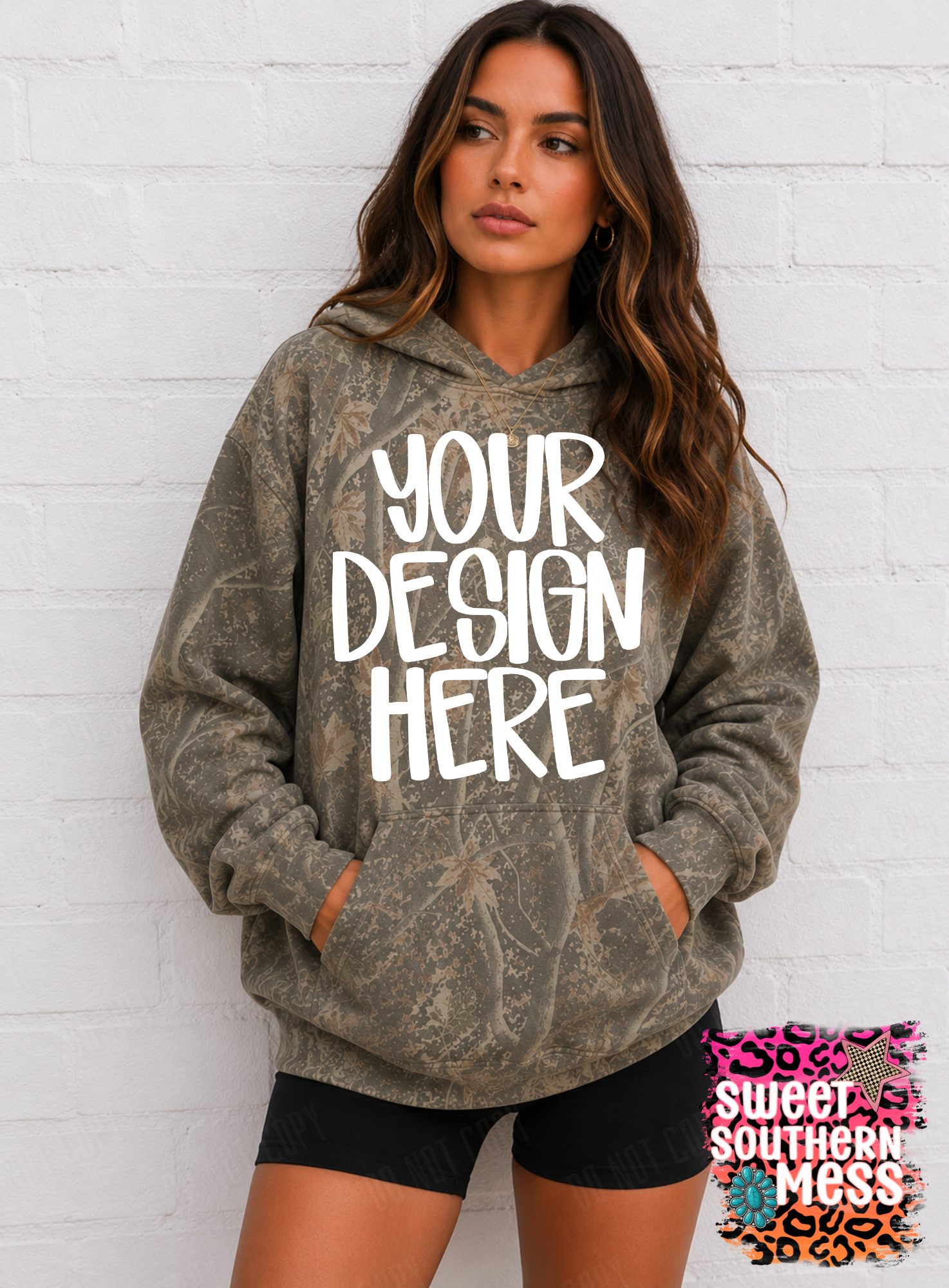 Deadwood Tree Camo Hoodie Mock-Digital Only
