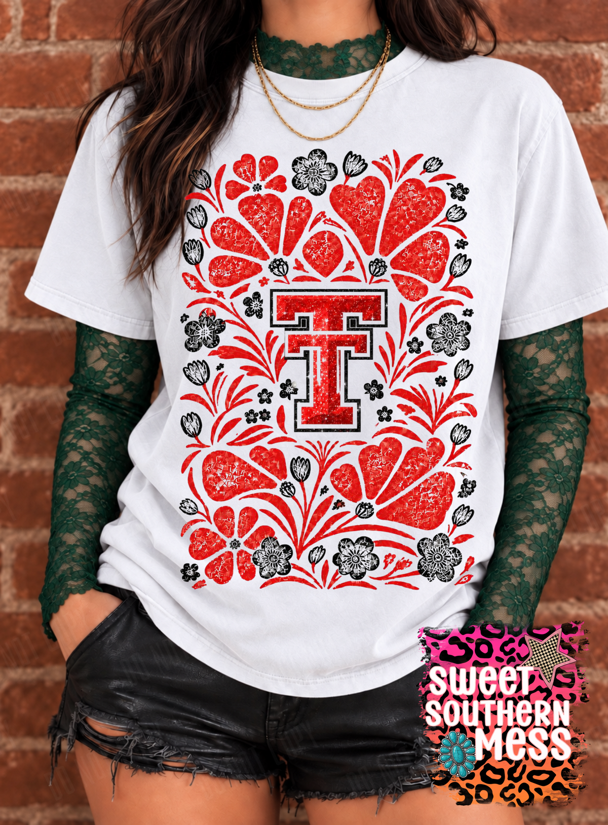 Floral Texas Tech-Digital Only