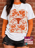 Floral TX Longhorns-Digital Only