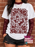 Floral Aggies-Digital Only