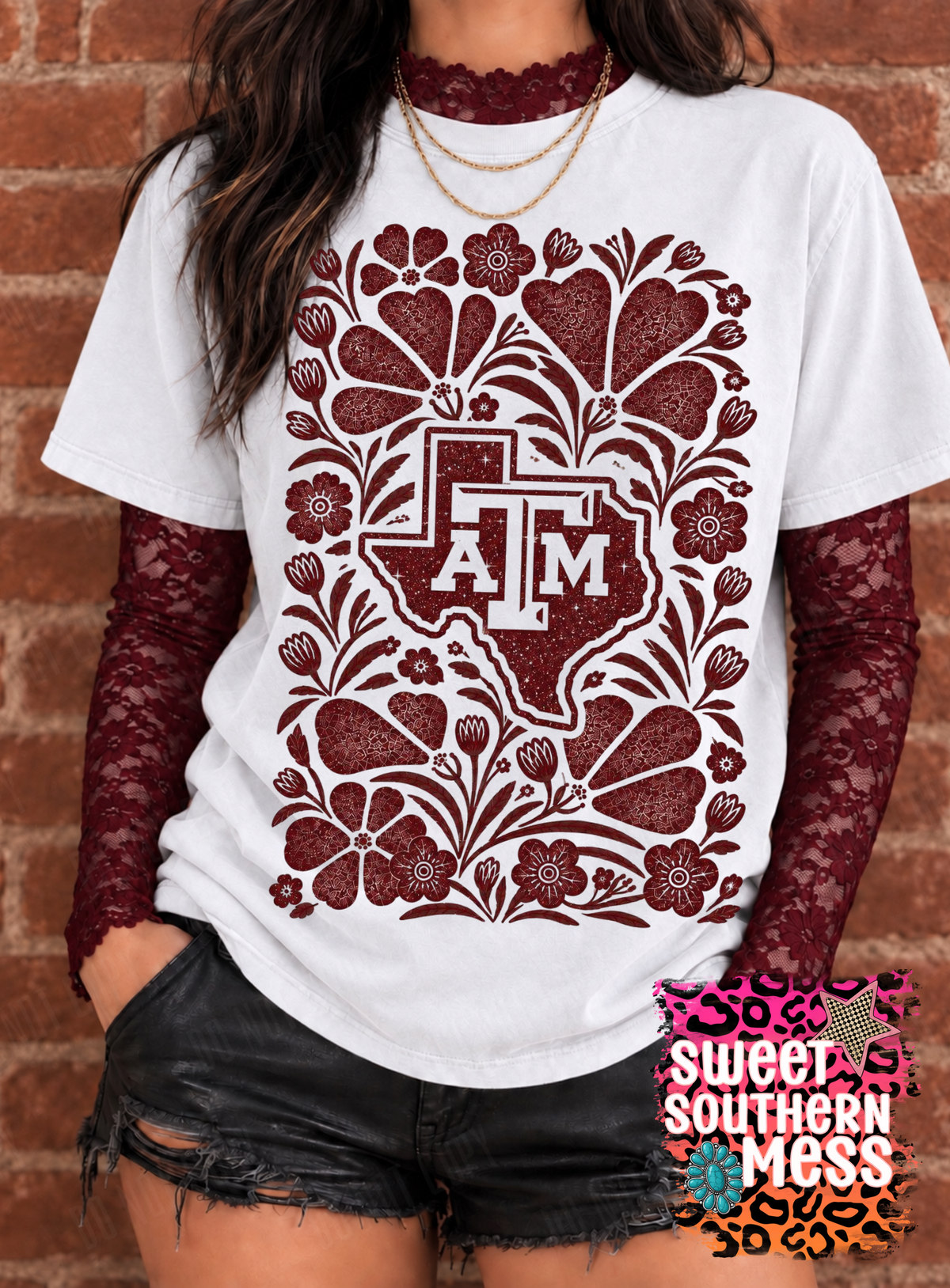 Floral Aggies-Digital Only