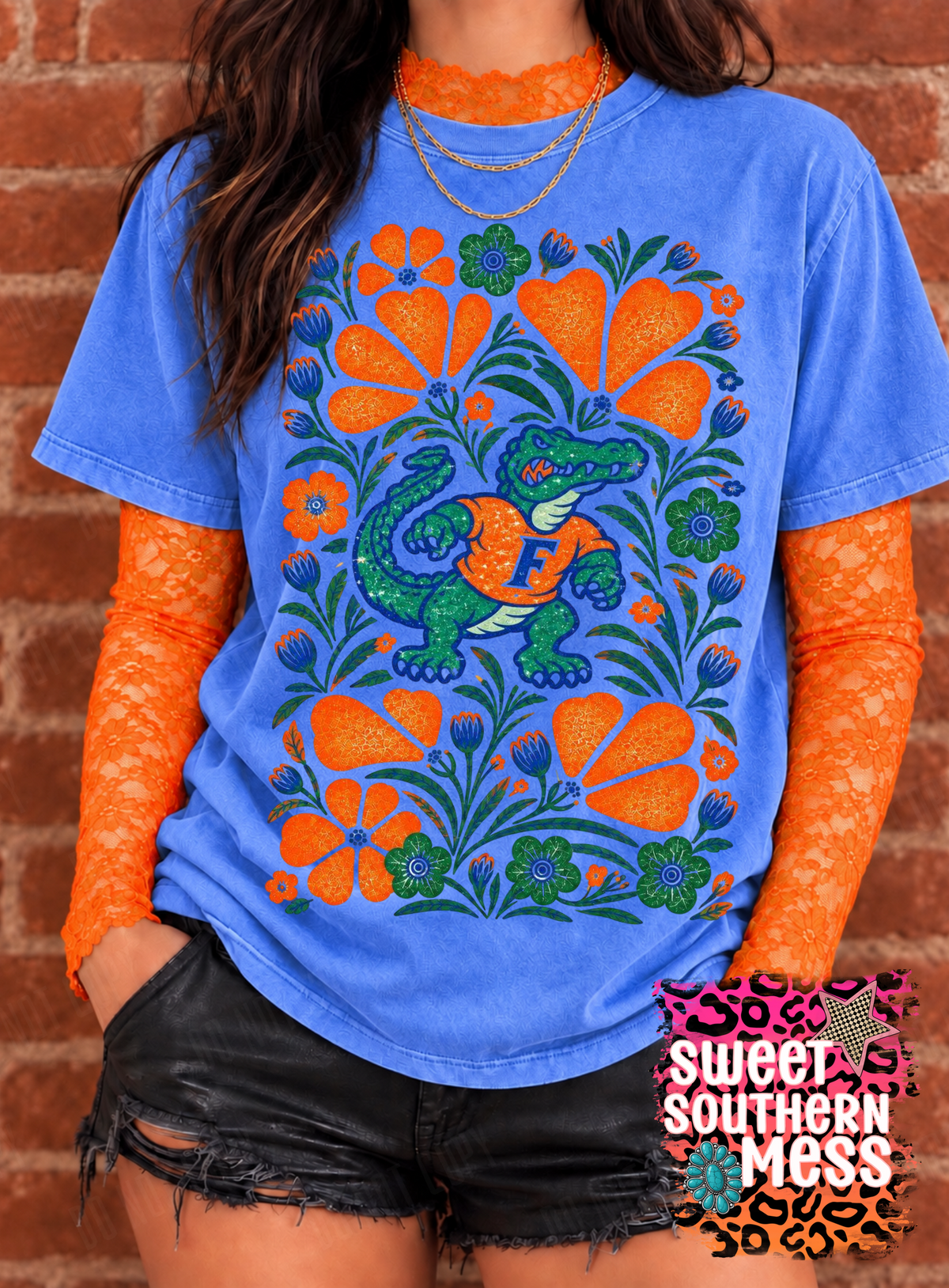 Floral Gators-Digital Only