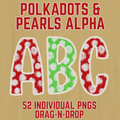 Polkadots & Pearls Alpha- DIGITAL ONLY