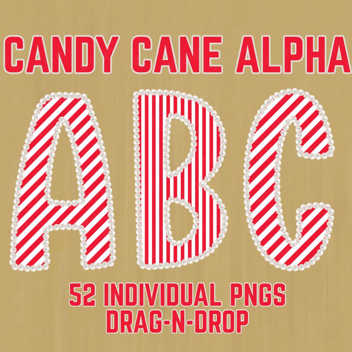 Candy Cane Alpha - DIGITAL ONLY