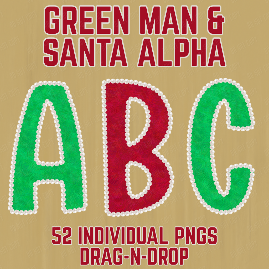 Green Man & Santa Alpha - DIGITAL ONLY