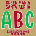 Green Man & Santa Alpha - DIGITAL ONLY