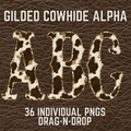 Gilded Cowhide Alpha-Digital Only