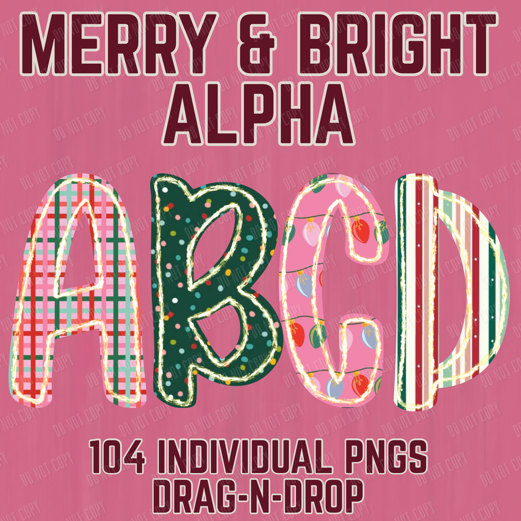 Merry & Bright Alpha-Digital Only