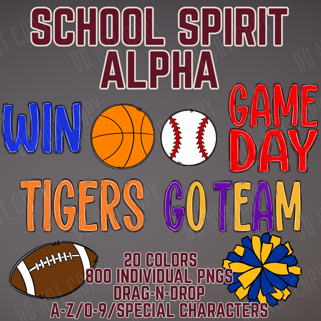 School Spirit Alpha-Digital Only