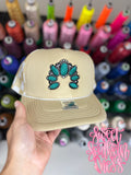 Western Embroidered Foam Trucker Hat