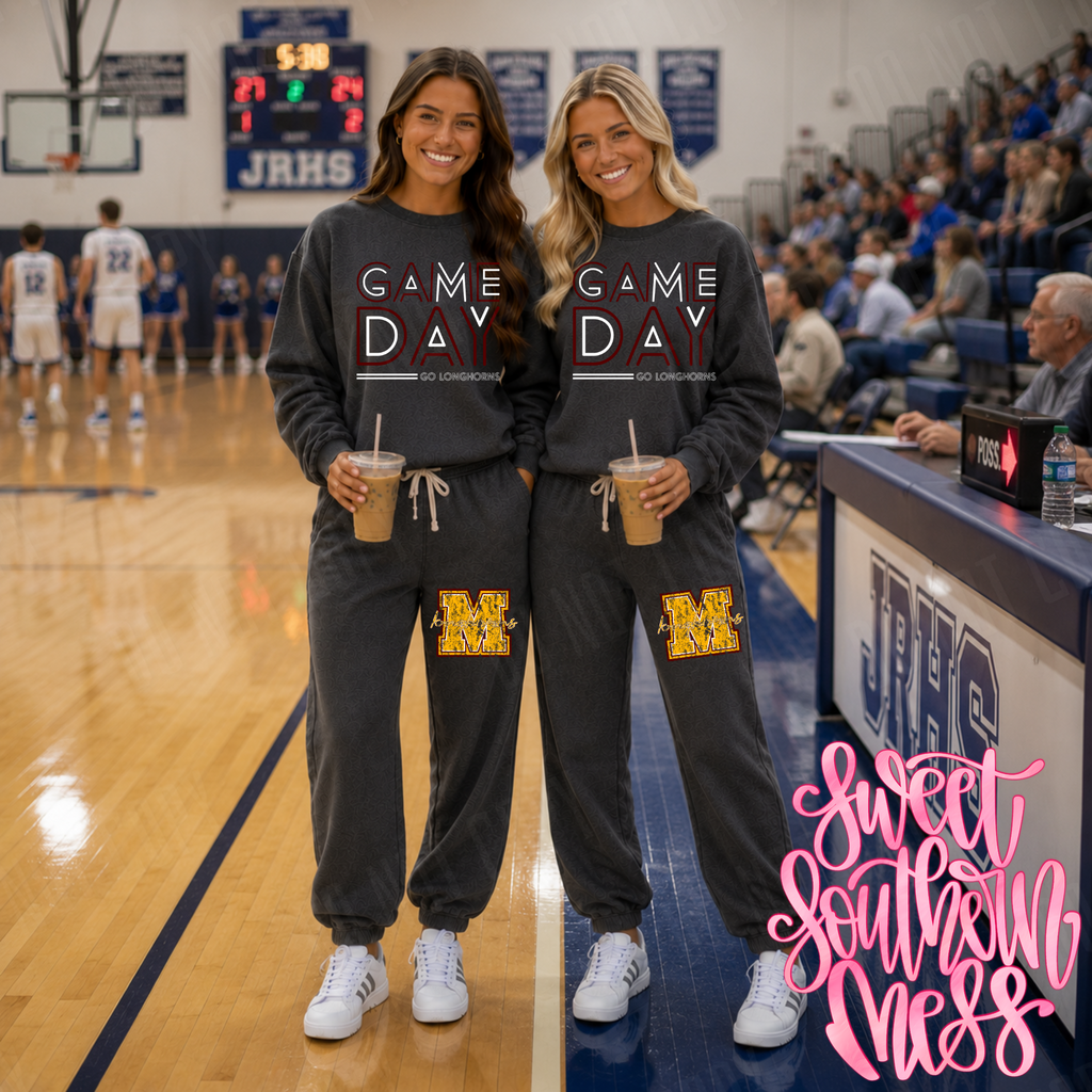 Game Day Tigers blue basketball set