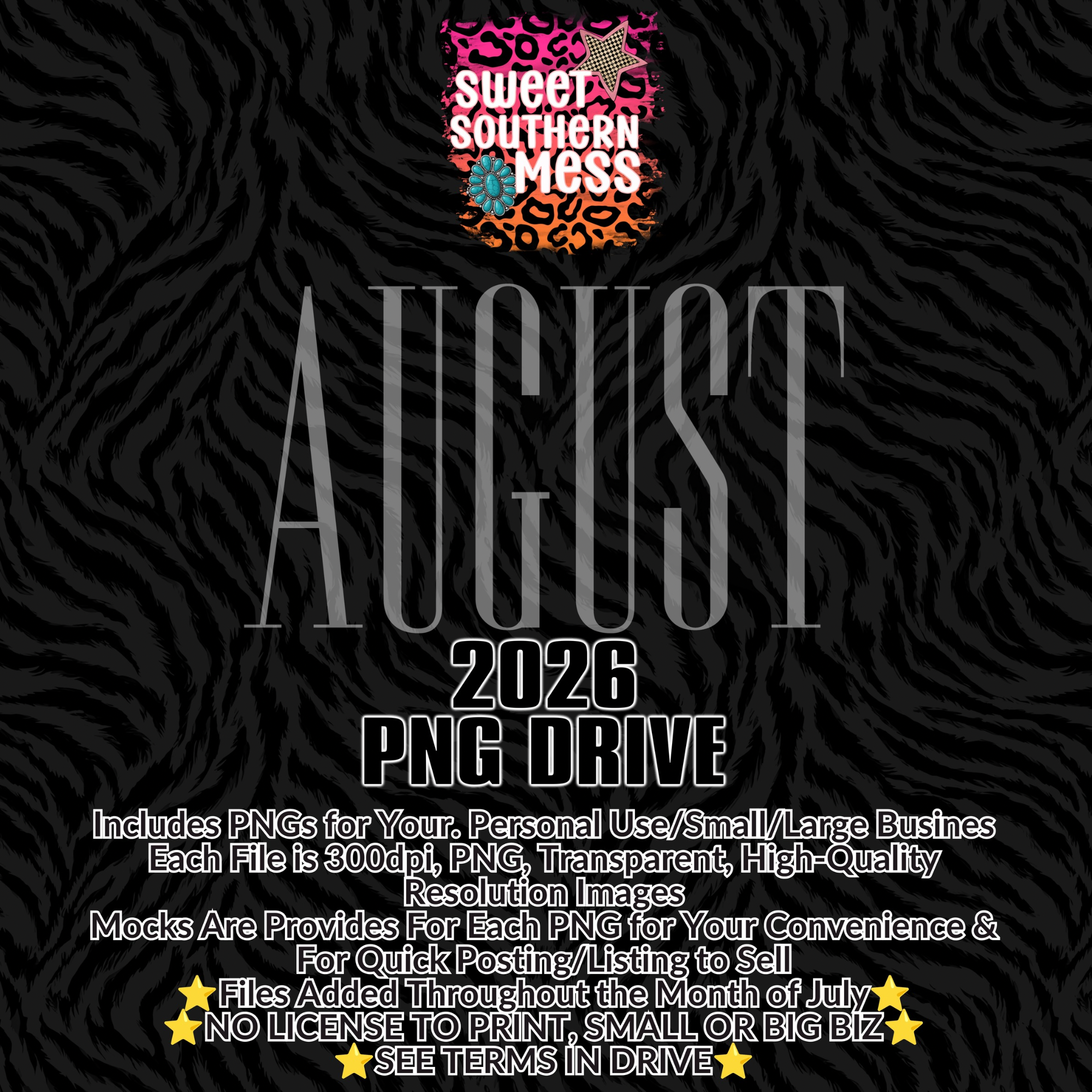 August 2026 PNG Drive-Digital Only